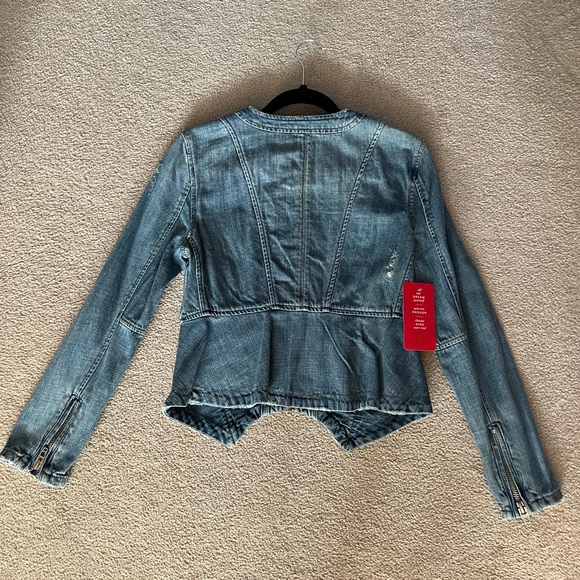 Blank NYC Part Time Lover Denim Jacket - Size Small NWT - Picture 4 of 5
